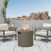 Real Flame Aegean 24" Round LP Fire Table
