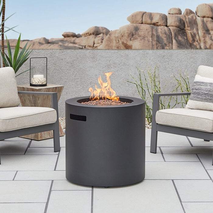 Real Flame Aegean 24" Round LP Fire Table