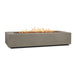 Real Flame Aegean 70" Rectangle LP Fire Table w/ NG Conv