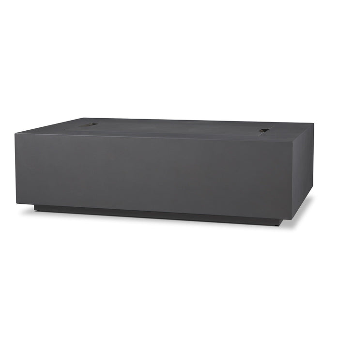 Real Flame Aegean Rectangle LP Fire Table w/ NG Conv