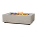 Real Flame Aegean Rectangle LP Fire Table w/ NG Conv