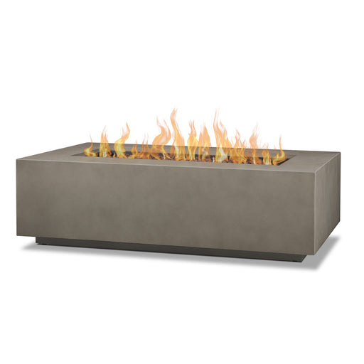 Real Flame Aegean Rectangle LP Fire Table w/ NG Conv