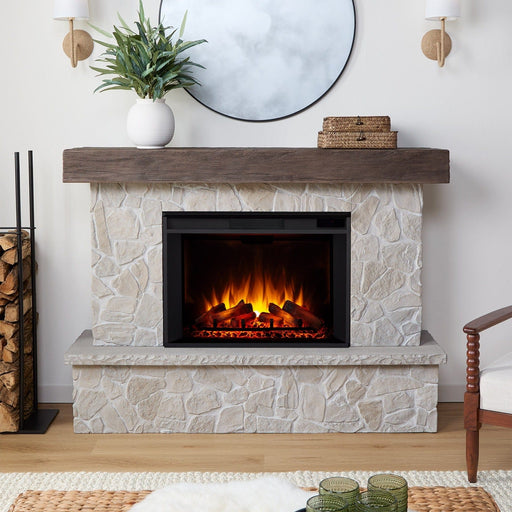 Real Flame Odette Electric Fireplace Mantel