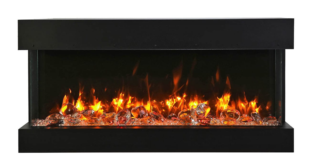 Remii Bay Slim Lumina electric fireplace installed