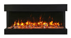 Remii Bay Slim Lumina electric fireplace installed