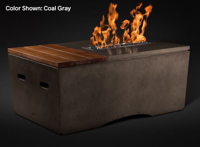 Slick Rock Concrete Oasis 48" Fire Table — Table Only