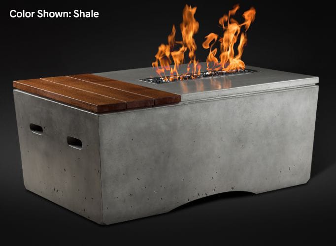 Slick Rock Concrete Oasis 48" Fire Table — Table Only