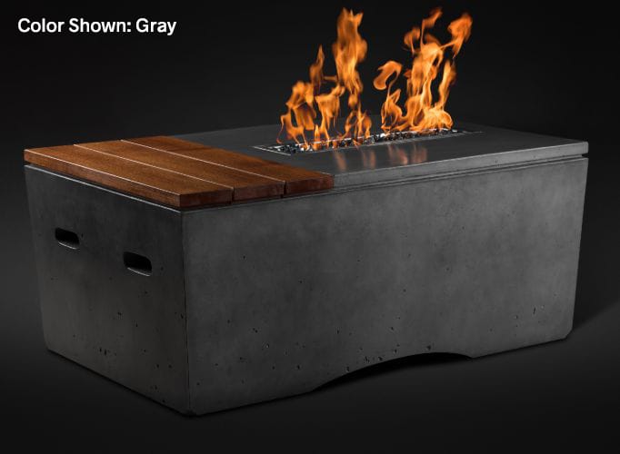 Slick Rock Concrete Oasis 48" Fire Table — Table Only