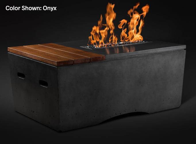 Slick Rock Concrete Oasis 48" Fire Table — Table Only