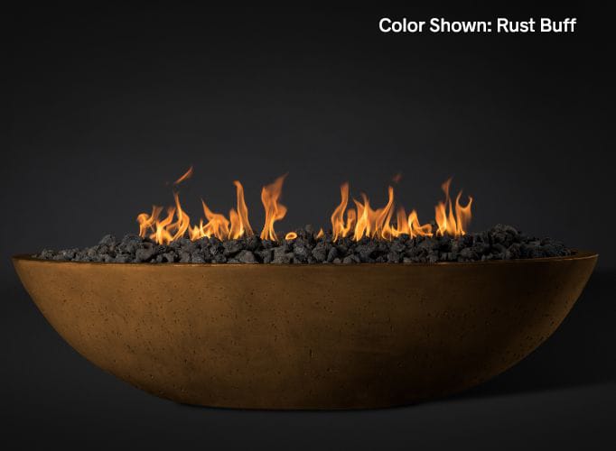Slick Rock Concrete Oasis 60" Oval Fire Bowl — Bowl Only