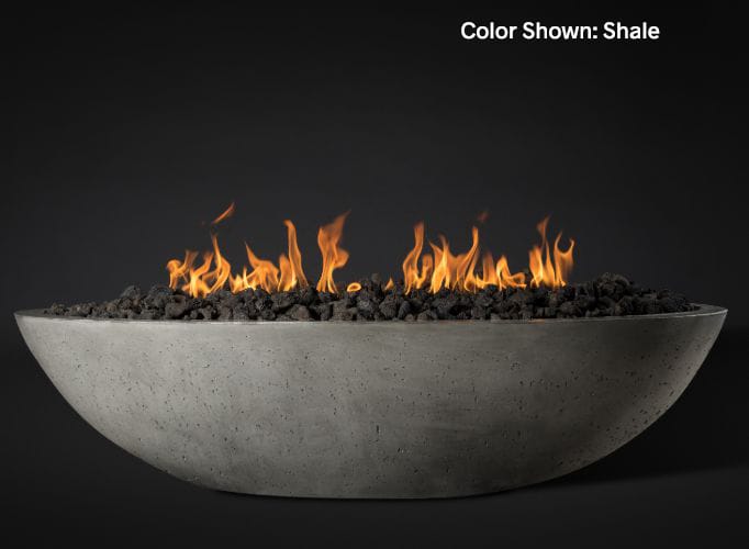 Slick Rock Concrete Oasis 60" Oval Fire Bowl — Bowl Only