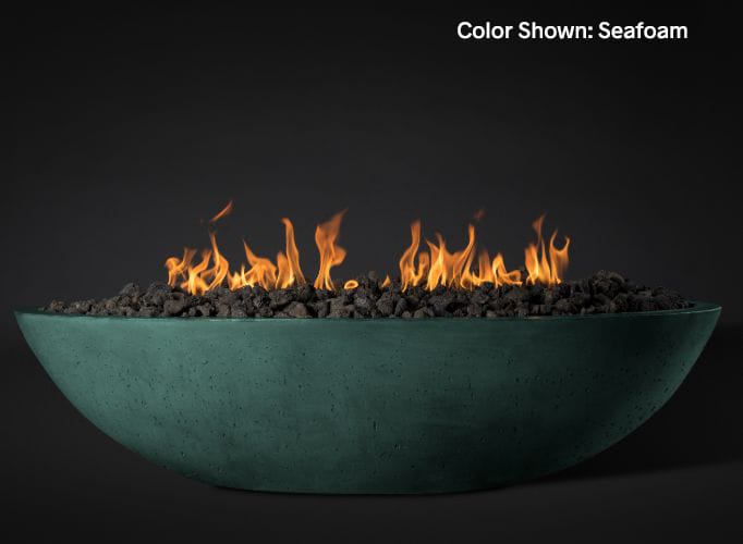 Slick Rock Concrete Oasis 60" Oval Fire Bowl — Bowl Only