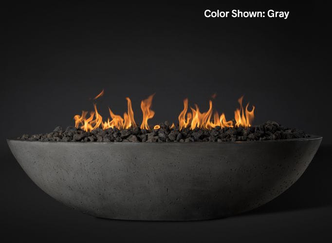Slick Rock Concrete Oasis 60" Oval Fire Bowl — Bowl Only