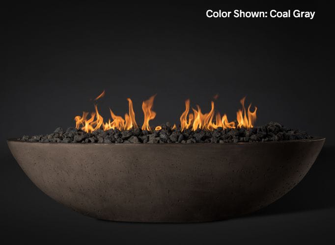 Slick Rock Concrete Oasis 60" Oval Fire Bowl — Bowl Only