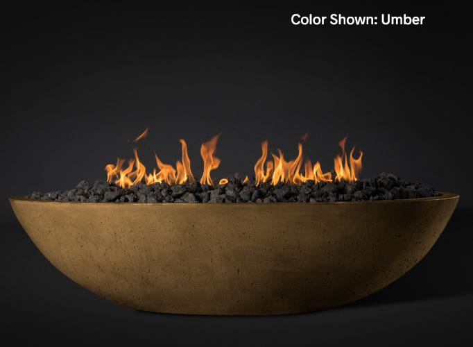 Slick Rock Concrete Oasis 60" Oval Fire Bowl — Bowl Only