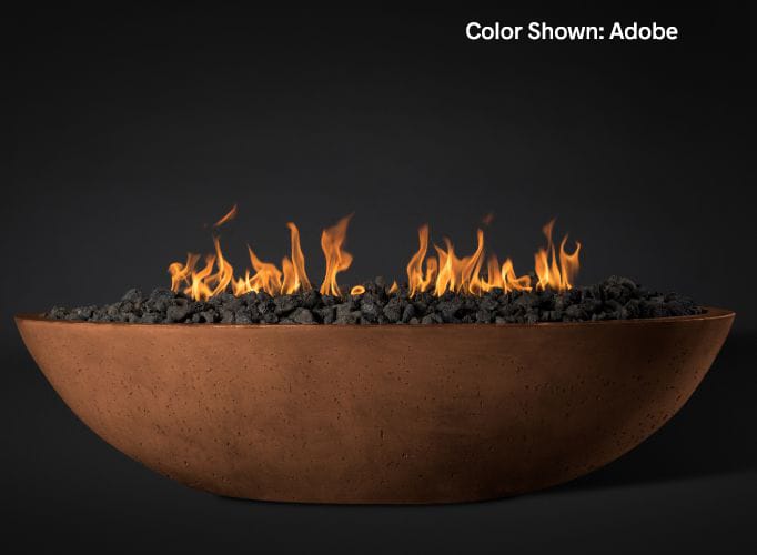Slick Rock Concrete Oasis 60" Oval Fire Bowl — Bowl Only