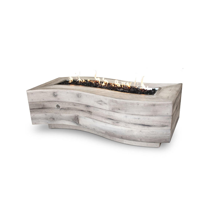 The Outdoor Plus Big Sur Wood Grain 60" Gas Fire Pit