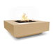 The Outdoor Plus Cabo Square Concrete 48" Gas Fire Pit