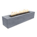 The Outdoor Plus Carmen Concrete 72" 16" Tall Gas Fire Pit