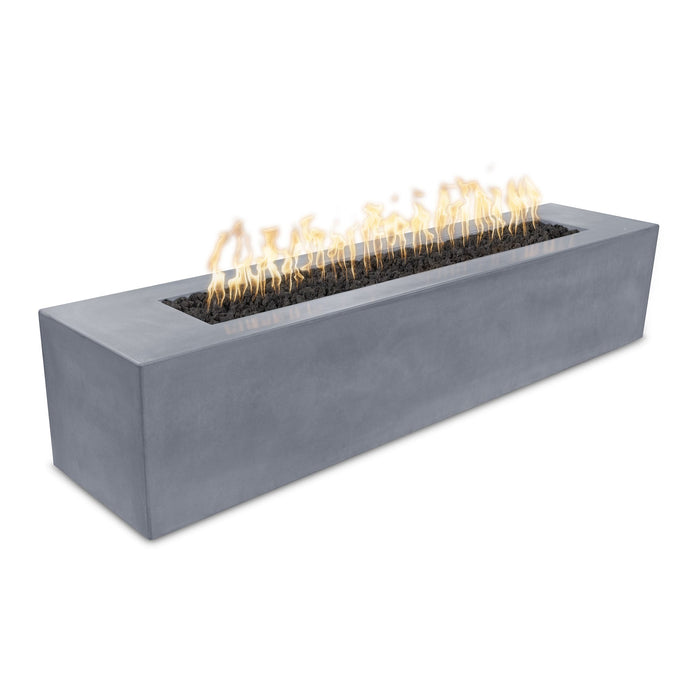 The Outdoor Plus Carmen Concrete 72" 24" Tall Gas Fire Pit