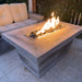 The Outdoor Plus Carson Wood Grain 84" 16" Tall Gas Fire Pit