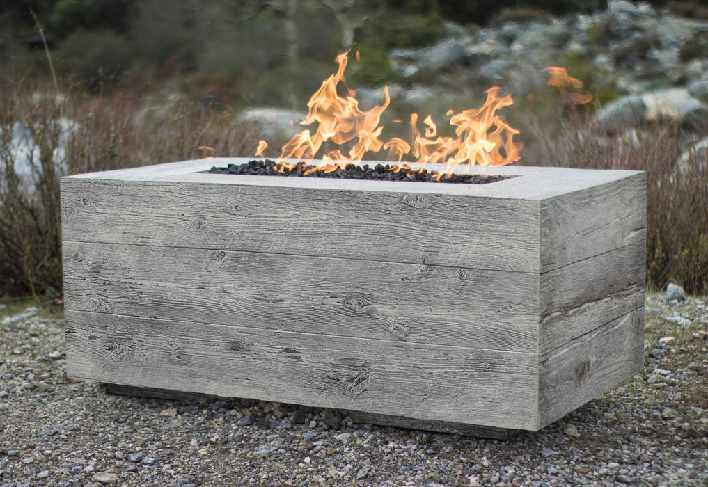 The Outdoor Plus Catalina Wood Grain 84" Gas Fire Pit