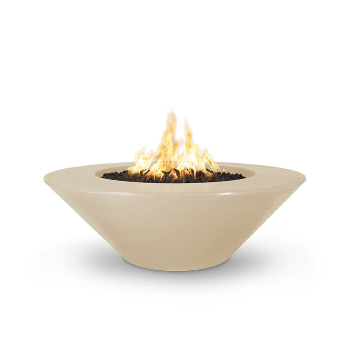 The Outdoor Plus Cazo Concrete 48" Wide Ledge Gas Fire Pit