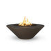 The Outdoor Plus Cazo Concrete 48" Wide Ledge Gas Fire Pit