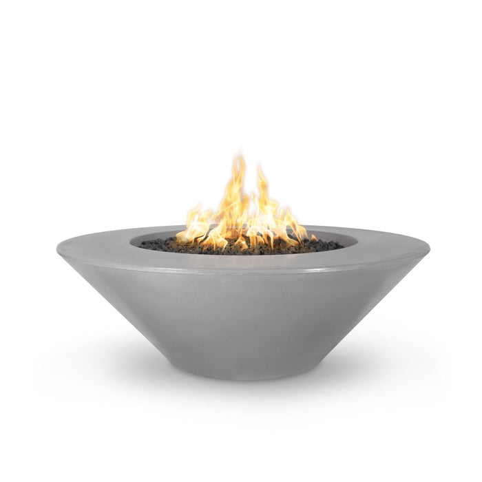 The Outdoor Plus Cazo Concrete 60" Wide Ledge Gas Fire Pit