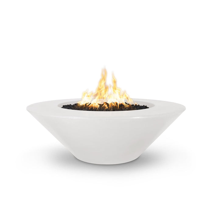The Outdoor Plus Cazo Concrete 60" Wide Ledge Gas Fire Pit