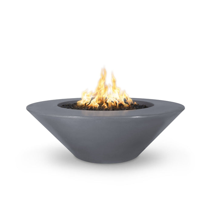 The Outdoor Plus Cazo Concrete 60" Wide Ledge Gas Fire Pit