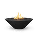 The Outdoor Plus Cazo Concrete 60" Wide Ledge Gas Fire Pit