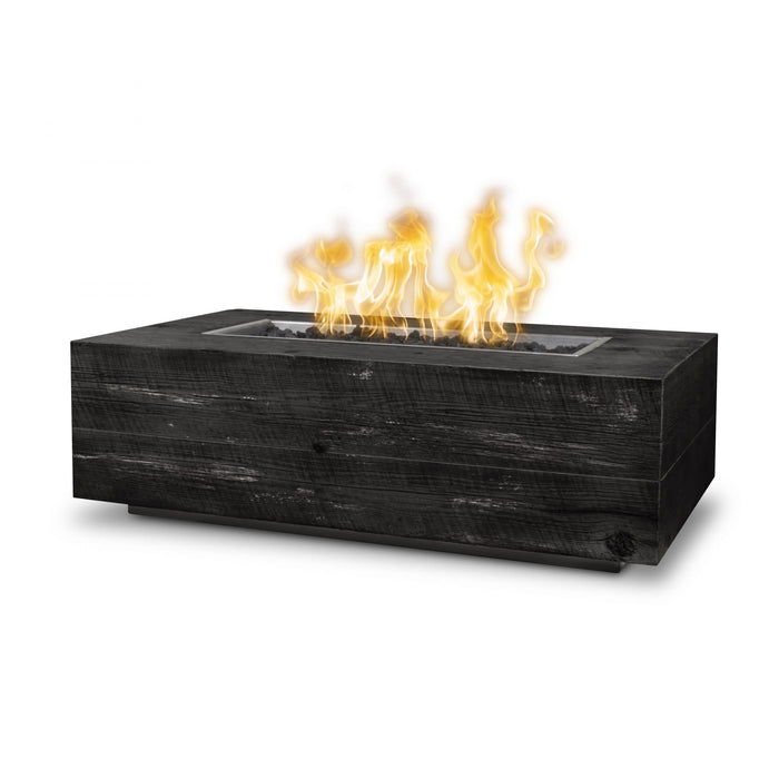 The Outdoor Plus Coronado Wood Grain 84" Gas Fire Pit