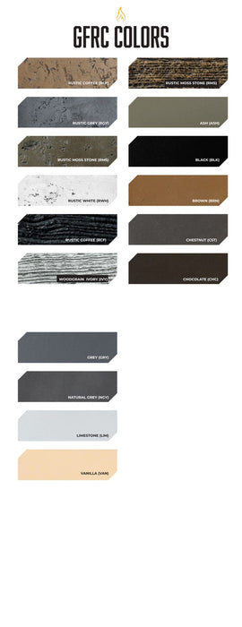 The Outdoor Plus GFRC Concrete Colors