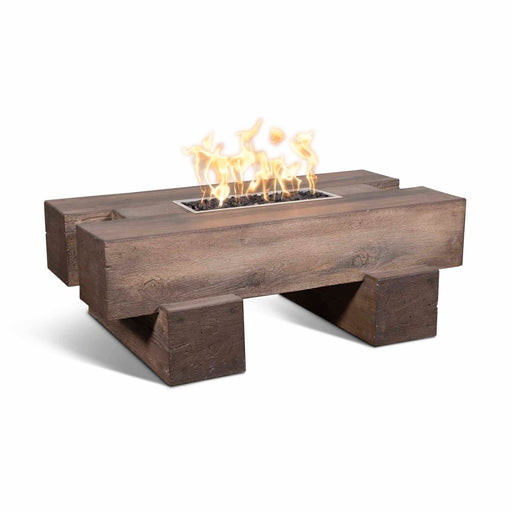 The Outdoor Plus Palo Wood Grain 48" Gas Fire Pit