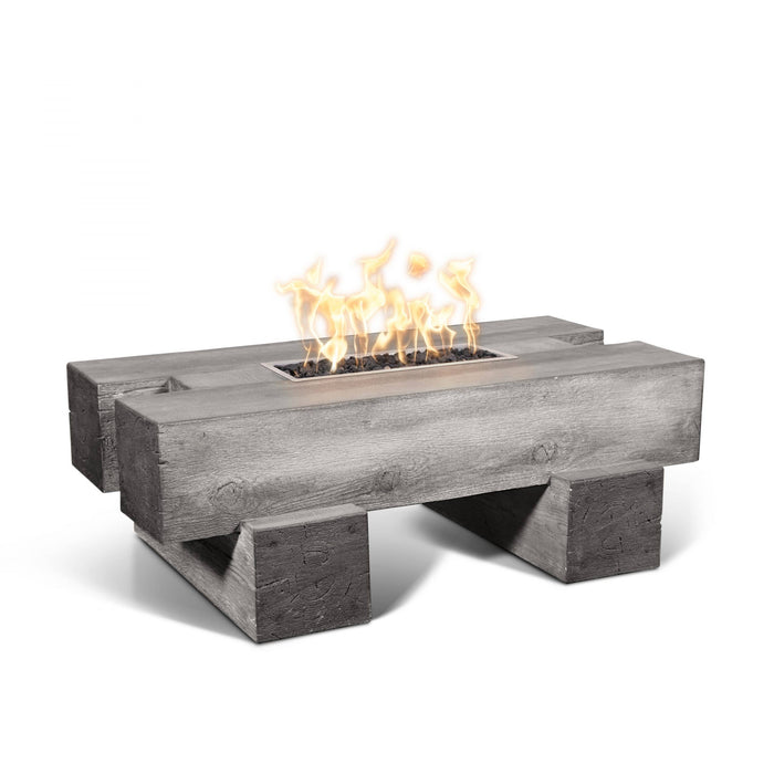 The Outdoor Plus Palo Wood Grain 60" Gas Fire Pit