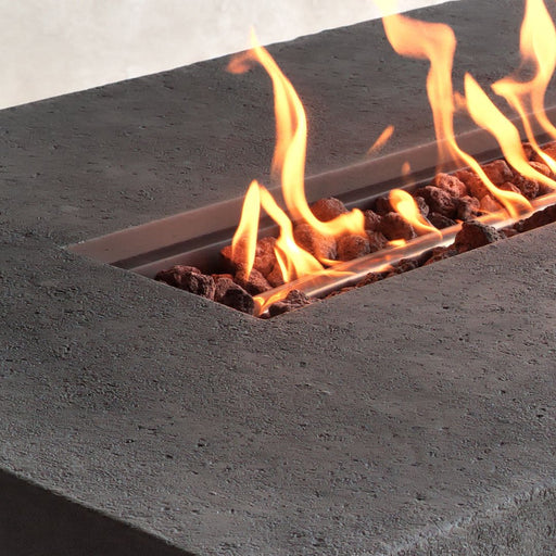 Ventura Rect LP Fire Table w/ NG Conv