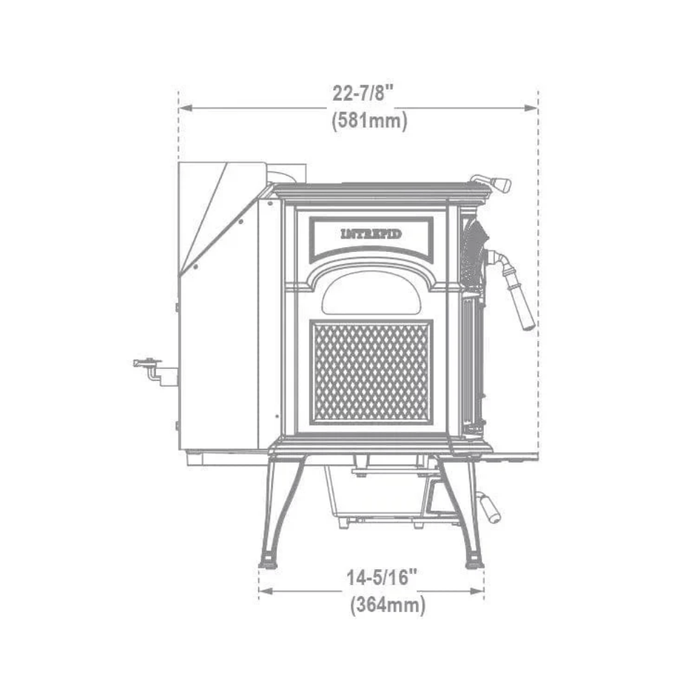 Vermont Castings Intrepid Flexburn Wood Burning Stove