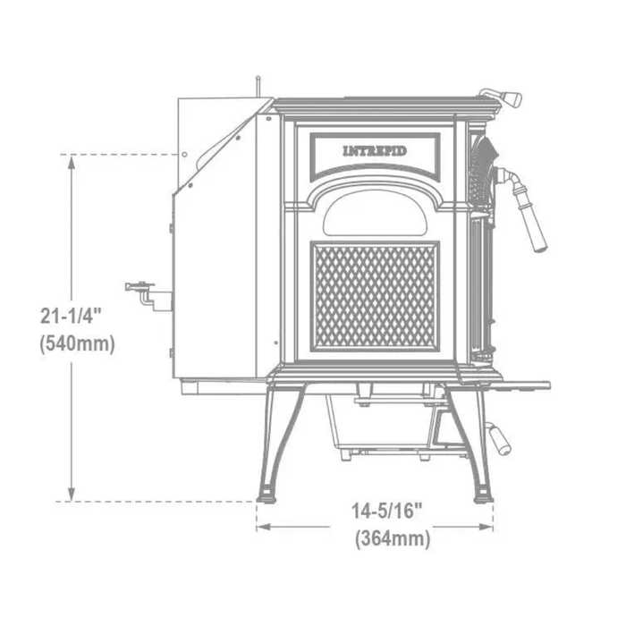 Vermont Castings Intrepid Flexburn Wood Burning Stove