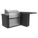 Videl 72" Alta-L Complete BBQ Island (Left, with Audio) — Powder Coated