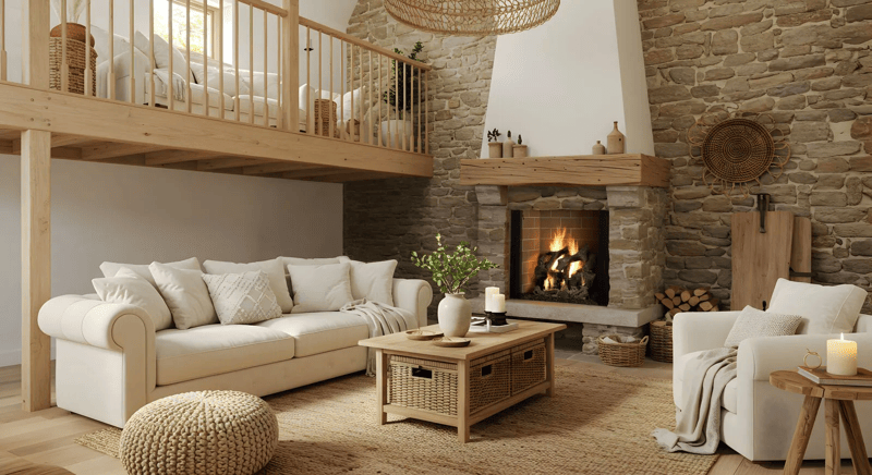 Majestic Ashland 42 wood burning fireplace, Masonry Brown Traditional