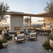 Majestic Villawood outdoor wood burning fireplace installed