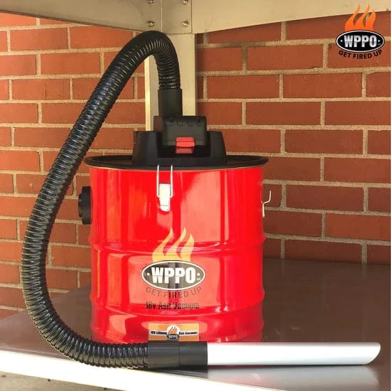 WPPO 18v Rechargeable Ash Vacuum with Fire Retardant and HEPA Filter