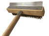 WPPO 36-Inch Pizza Oven Brush w/ Wooden Handle & Stainless Steel Scraper