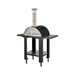 WPPO Karma 25-Inch Black Freestanding Wood Fired Outdoor Pizza Oven