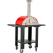WPPO Karma 25-Inch Red Freestanding Wood Fired Outdoor Pizza Oven