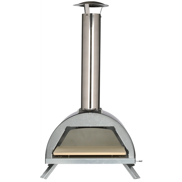 WPPO Le Peppe Black 32-Inch Portable Wood Fired Pizza Oven