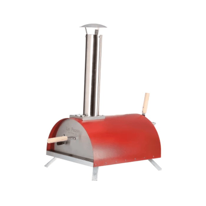WPPO Le Peppe Red 32-Inch Portable Wood Fired Pizza Oven