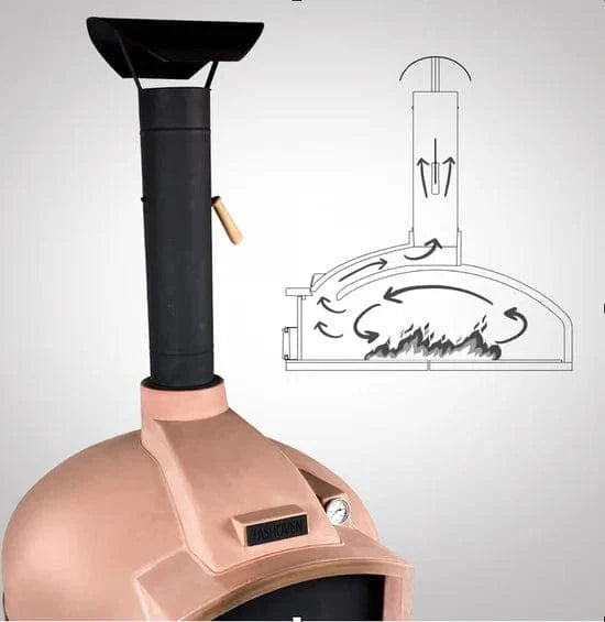 WPPO Pro 100 Red Rock Addition Wood-Fired Pizza & Bread Oven