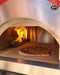 WPPO Red 25-Inch Traditional Dual-Fueled Pizza Oven With Gas Attachment